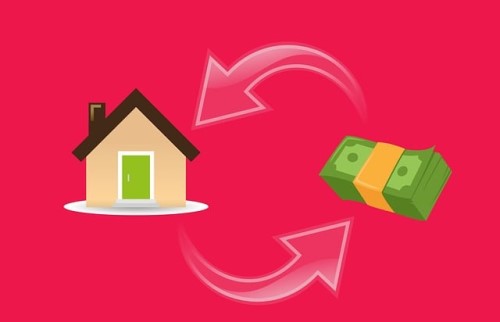 Unas flechas indican el gasto de dinero que supone una vivienda
