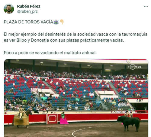 Plaza de toros vacía